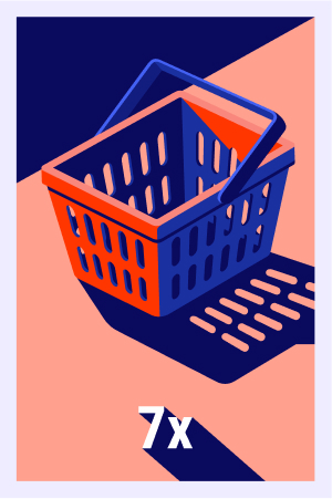 Make 7 shop purchases